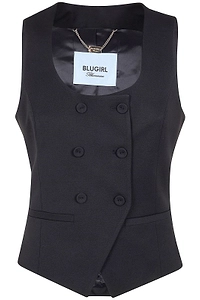 Blugirl Double-Breasted Wool Gilet
