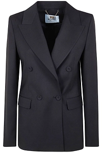 Blugirl Double-Breasted Wool Jacket