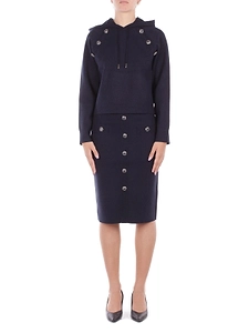 Blugirl Buttoned Knitted Skirt
