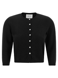 Be You Cropped Crew Neck Cardigan