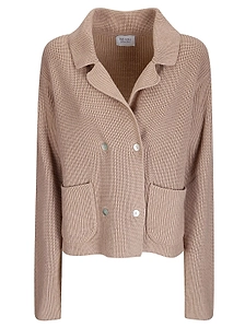 Be You Cropped Double-Breasted Cardigan