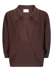 Be You Ribbed Polo Knitted Sweater