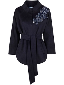 Blugirl Embellished Wool Short Coat