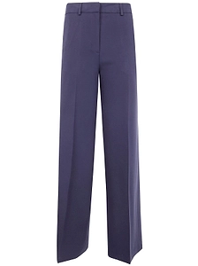 Blugirl Flannel Wide-Leg Pants
