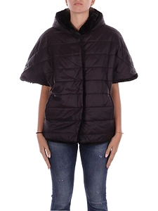 Blugirl Faux Fur-Trim Short Sleeved Quilted Coat