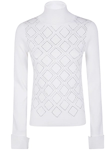 Blugirl Rhombus High Neck Sweater