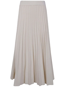 Blugirl Pleated Knit Skirt