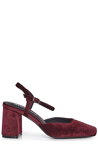 Bibi Lou Block Heel Strap Heeled Pumps