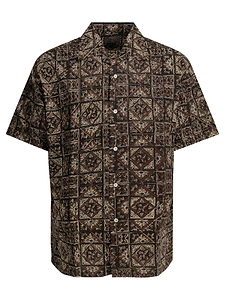 Beams Plus Block Print Camp Shirt