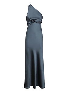 Blanca Vita Aloysia Draped One-Shoulder Dress