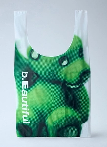 B.Eautiful Logo Print Graphic Tote Bag