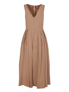 Blanca Vita Aster Pleated Midi Dress