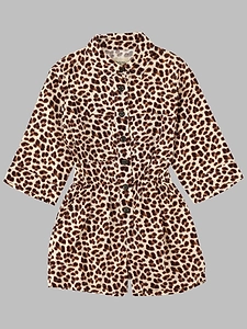 Bellerose Kids Button-Up Printed Jumpsuit