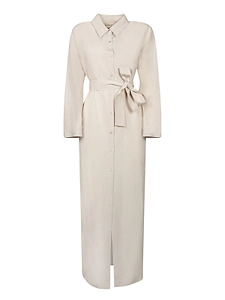 Blanca Vita Belted Long Shirt Dress