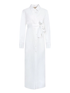 Blanca Vita Belted Long Shirt Dress