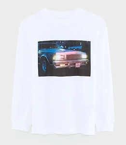 Bellerose Kids Car Print Long Sleeve T-Shirt