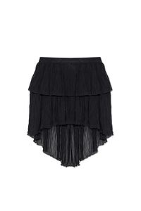 Blumarine Asymmetric Crinked Mini Skirt