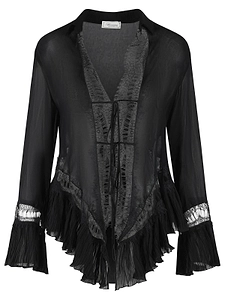 Blumarine Amberlight Flared Hem Shirt