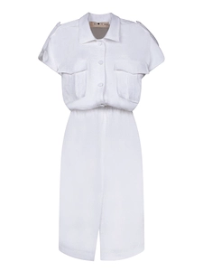 Blanca Vita Button-Front Belted Shirt Dress