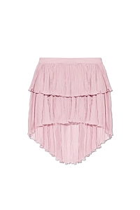 Blumarine Asymmetric Crinked Mini Skirt