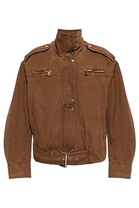 Blumarine Belted Biker Jacket