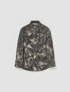Blumarine Camouflage Relaxed Denim Jacket