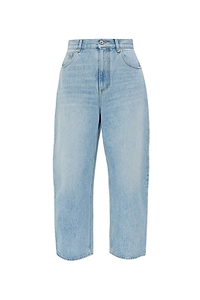 Blumarine Baggy Stonewashed Denim Jeans