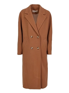 Blanca Vita Cinabro Double-Breasted Coat