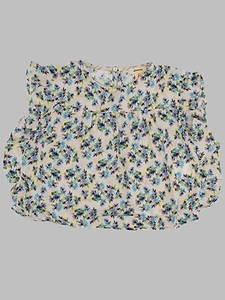 Bellerose Kids Ruffled Floral Blouse