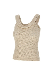 Blumarine Crochet Knitted Top