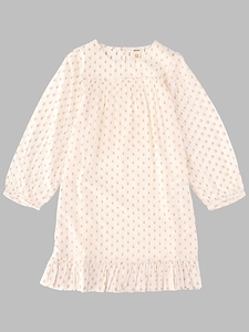 Bellerose Kids Textured Ruffle Dress