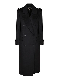 Blanca Vita Double-Breasted Long Coat