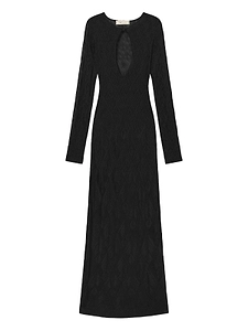 Blumarine Cutout Patterned Knitted Dress