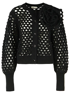 Blumarine Cut-Out Detailed Cardigan