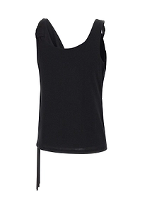 Blumarine Draped Knot-Detail Top