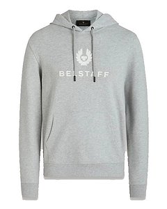 Belstaff Logo Printed Drawstring Hoodie