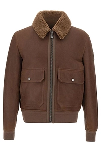 Belstaff Northwind Shearling Collar Jacket