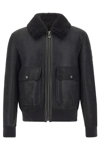 Belstaff Northwind Shearling Collar Jacket