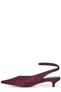 Bibi Lou Slingback Pointed-Toe Pumps
