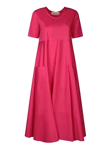 Blanca Vita Flared Poplin Maxi Dress