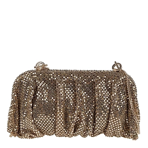 Benedetta Bruzziches Crystal Mesh Clutch Bag