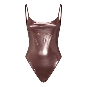 Blumarine Logo Embellished One-Piece Swimsuit
