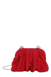 Benedetta Bruzziches Embellished Gathered Clutch Bag