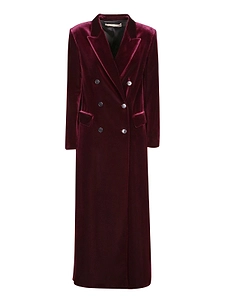 Blanca Vita Long Double-Breasted Coat
