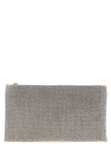 Benedetta Bruzziches La Petite Embellished Zip-Up Clutch