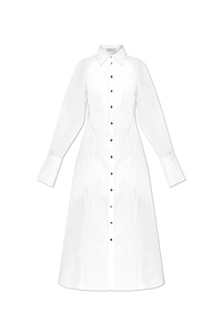 Blumarine Poplin Belt Shirt Dress