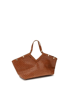 Benedetta Bruzziches Usha La Grande Woven Tote Bag