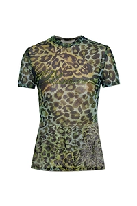 Blumarine Sheer Logo T-Shirt