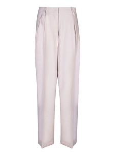 Blanca Vita Pleated High-Waist Pants