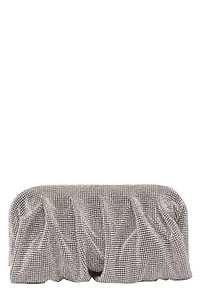 Benedetta Bruzziches Venus La Grande Embellished Ruched Clutch Bag
